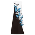 thumbnail image 4 of 2026 Womens Clothing under $5 asdoklhq Womens Plus Size Dresses,Women's Summer Plus Size Dress Sleeveless V Neck Beach Sundress Long Dress, 4 of 5