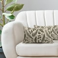 thumbnail image 5 of Olive Green Leaf Plant Lumbar Pillow Covers 12X20 Inch Set of 2 Tropical Fern Herbs Botanical Leaves Floral Decorative Pillow Cases Vintage Cushion Case Farmhouse Home Decor for Couch Sofa Outdoor, 5 of 6