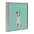 thumbnail image 3 of Stupell Industries Eclectic Crowned Dog on Turquoise Gray Framed Giclee Art, 12 x 12, by Amelia Noyes, 3 of 8