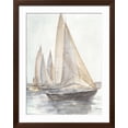 thumbnail image 2 of Art.com Plein Air Sailboats II Art Print by Ethan Harper, Brown Frame Wall Art, 32" x 40", 2 of 5