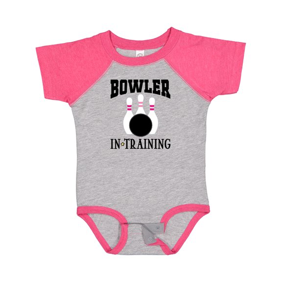 Inktastic Future Bowler Girls Bowling Pins Girls Baby Bodysuit