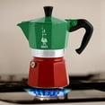 thumbnail image 4 of Bialetti 5322 Cafetière Espresso Moka Express, Vert/rouge, 4 of 6