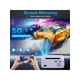 thumbnail image 3 of HAPPRUN Projector, 15000lux 490ANSI Native 1080P WiFi Bluetooth Projector, 300'' Video Projector, Supports 4K & Zoom, 5G Sync, Compatible with HDMI US, 3 of 5