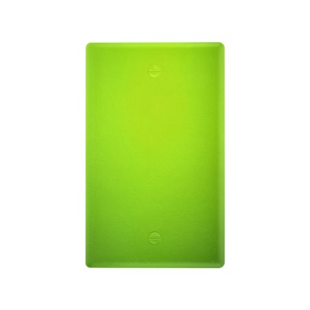 IAUYY Retardant PC Material Unused Outlet Cover Switch Plate Covers Easy DIY Installation with Screws Light Switch Cover Plate Lime Green Background