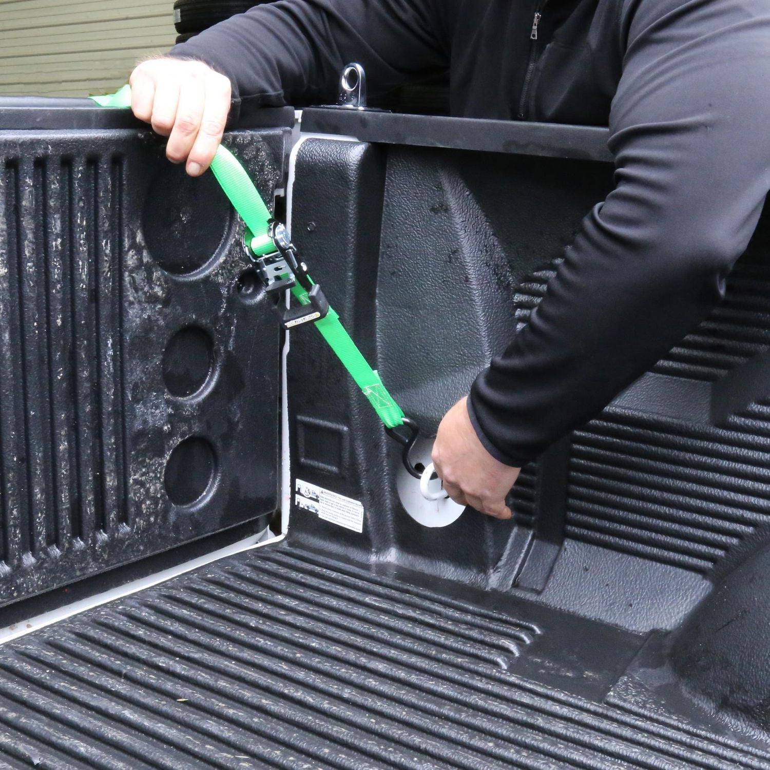 SmartStraps 14' 1500 lb Padded D-Handle Ratchet Tie Down, Pack of 4