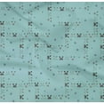 thumbnail image 4 of oneOone Organic Cotton Poplin Twill Fabric Star & Faces Animal Print Sewing Fabric BTY 42 Inch Wide, 4 of 4