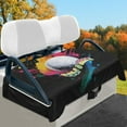 thumbnail image 2 of Yuyamidu Colorful Golf Ball Golf Cart Seat Covers, Fluffy Golf Cart Seat Towel Blanket, Flannel Golf Cart Seat Cushion Winter Travel Sports Golf Cart Accessories, 2 of 8
