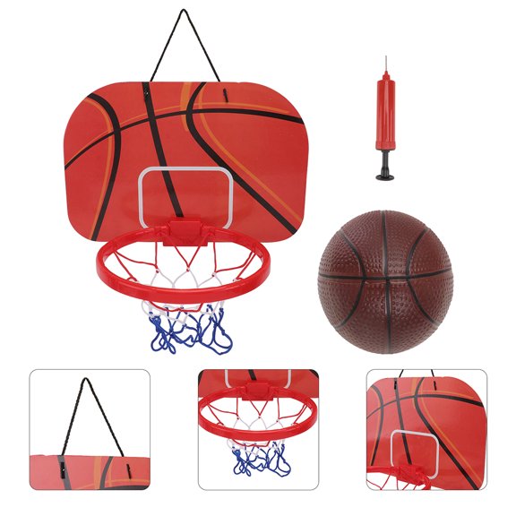 OFFIGAM Kids Indoor Basketball Hoop Toy with Colorful Cartoon Designs, Plastic for Children’s Active Play