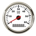 thumbnail image 1 of 85mm Tachometer Gauge with LCD Hourmeter For Universal Car Yacht Boat Waterproof 6000 RPM Tacho meter 12V/24V, 1 of 7