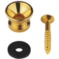 thumbnail image 3 of Botones de metal para correa de guitarra, pasadores de bloqueo para extremos, bloqueo de correa con tornillos para guitarra acústica eléctrica, bajo, ukelele, paquete de 4, 3 of 5