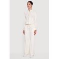 thumbnail image 4 of Women's Velour Long Sleeve Solid Zip Front Hoodie, 4 of 5