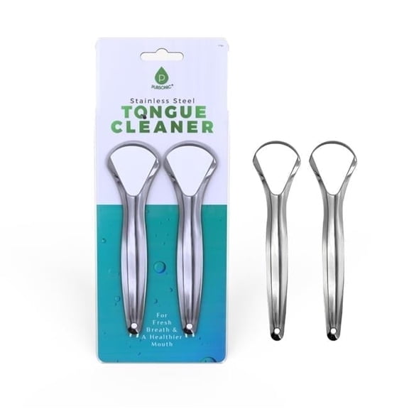 Stainless Steel Tongue Cleaner – 2 Pack