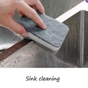 Gallickan Natural Kitchen Sponge, 5 Pack Wood Pulp Cotton Double-Sided Cleaning Sponges, Non-Scratch, Perfect for Cleaning Kitchen, Bathroom, Floor, Wall