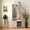 3-wood, variant on 67" Hall Tree with Storage Bench & Coat Rack, Walnut Arch Entryway Organizer with 4 Hooks