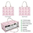 thumbnail image 2 of Large Capacity Tote Bag,Princess Castle Pattern Handbag Fashion Luxury Tote Bag,15.7"x13"x 5.1" Inches,Laptop Compatible, 2 of 6