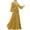 Yellow, variant on Dresses for Women 2023 Women Muslim Solid Color Long Sleeve Ruffle Dress Long Sleeve Islamic Prayer Clothes Homecoming Dresses Yellow