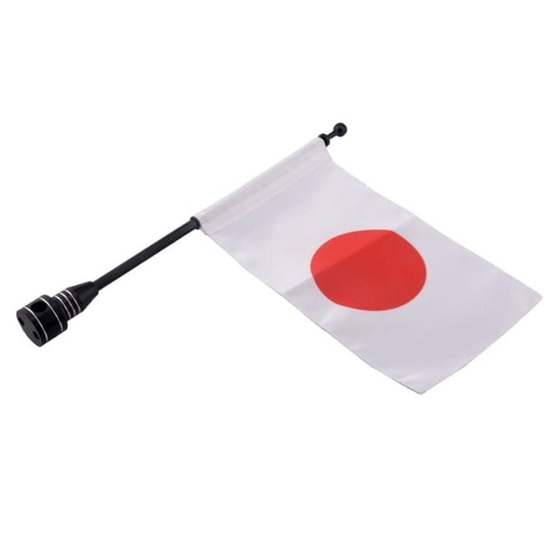 Kit de soporte para mástil de bandera y soporte impermeable universal adecuado para - Negro 5 Bandera JP Baoblaze Bandera de soporte de equipaje trasero
