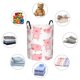 thumbnail image 4 of Fotbe Kawaii Pigs Cesto de Ropa con Asas, Cesto Impermeable de Gran Capacidad, Bolsa de Lavado para Dormitorio, Cesto de Ropa con Ruedas y Asas-Medium, 4 of 6