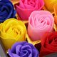 thumbnail image 3 of 18pcs Rose Flower Soap - Flower Scented - Plant Essential Oil Soap, Gift For Birthday/wedding/valentine's Day Box (multicolor), 3 of 5
