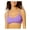 Purple, variant on Womens Juniors Ribbed Boning Bikini Swim top