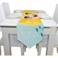 thumbnail image 4 of Coolnut 13"x70" Table Runner, Beautiful Mermaid Girl Undersea Washable Table Cloth Runner for Holiday Home Wedding Table Top Decoration, 4 of 5