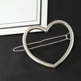 thumbnail image 3 of Luxshiny 4Pcs Hollow Heart Bobby Pins in Assorted Color Alloy for Stylish Hair Jewelry and Events, 3 of 8