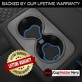 thumbnail image 6 of CupHolderHero for Chevy Blazer Accessories 2019-2021 Custom Liner Accessories – Premium Cup Holder, Console, and Door Pocket Inserts - (Blue Trim), 6 of 6