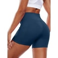 thumbnail image 6 of Cadmus Womens High-Waist Stretch Yoga Shorts Ultra Soft Naked Feeling Workout Shorts with Lycra Fabric for Running & Gym, 6 of 11