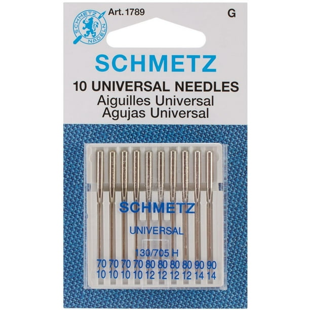 Schmetz Universal Assorted Size Sewing Machine Needles, 10 Count