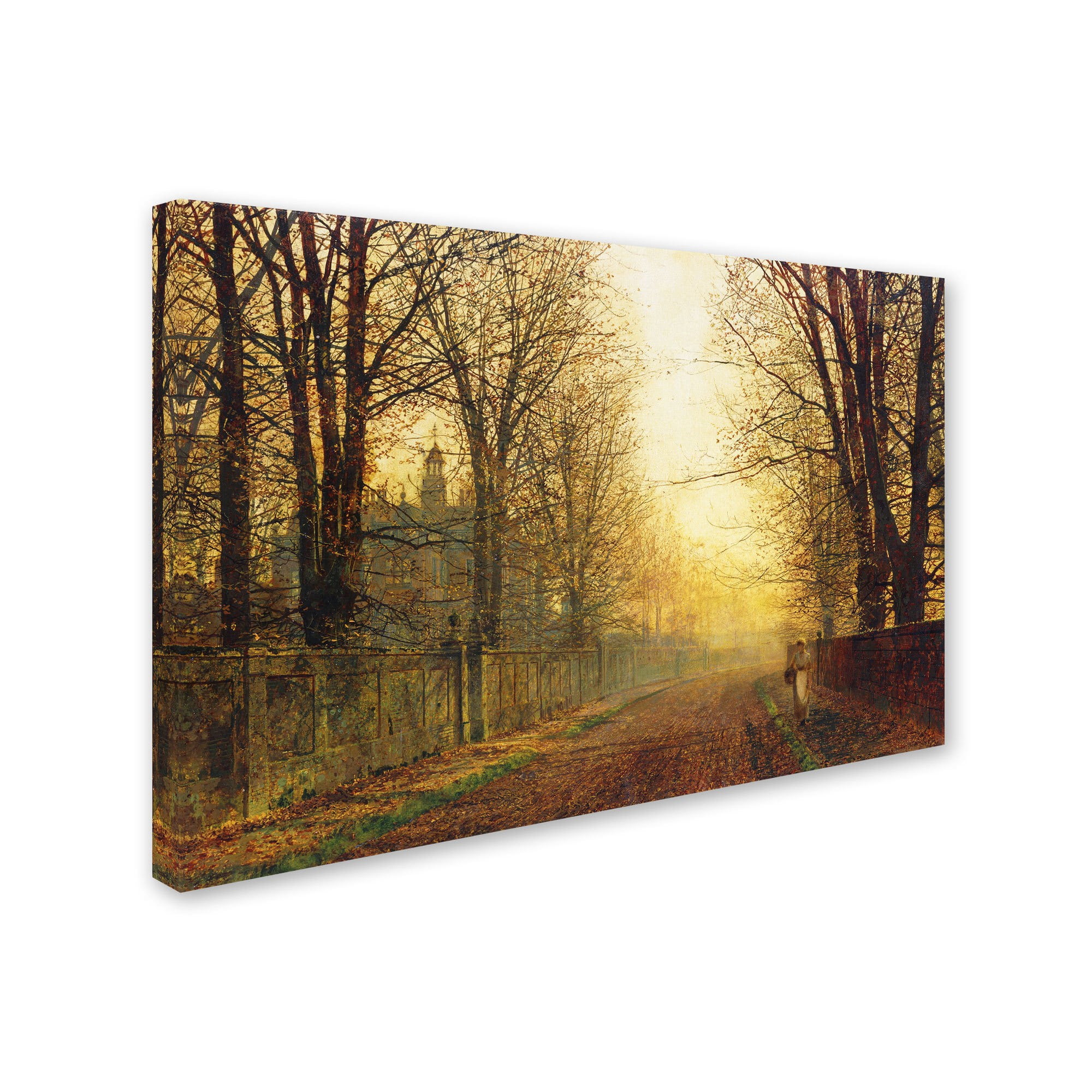 Trademark Fine Art "Whitby" Canvas Art by John Grimshaw
