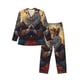 thumbnail image 1 of Fotbe Maple Leaf Meditating Squirrel Pijama de Hombre con Estampado de Manga Larga, Conjunto de 2 Piezas, Ropa de Dormir Suave y Cómoda con Bolsillos-XX-Large, 1 of 7