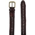 thumbnail image 2 of Aquarius  Tubular Leather Braided Belt (Men), 2 of 2
