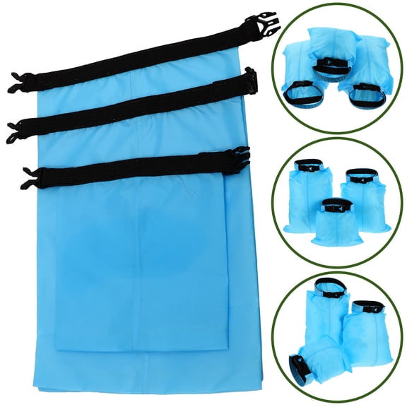 FOMIYES Pouch 3-Piece Set Lightweight Fabric with Watertight Seal for Kayaking