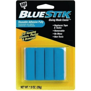 LePage Fun-Tak Sticky Tack Poster Putty, Removable, Reusable & Non-Toxic  Adhesive, Blue, 56-g
