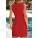 thumbnail image 2 of Vestido de trabajo PRETTYGARDEN 2025 para primavera, formal, formal, rojo, 2 of 9