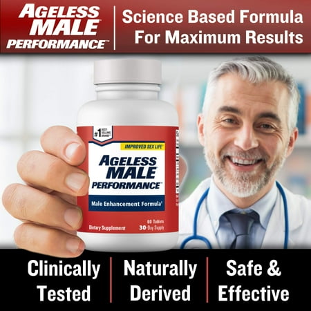 Ageless Male Performance, Male Enhancement Formula, 60 Tablets
