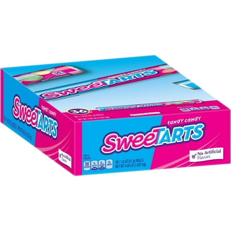 - SweeTARTS Original Candy (36 ct.), One-of-a-kind sweet and tart flavor sensation, Perfect for sharing with friends and family, Delicious bite-sized candies, No artificial flavors, 36 - 1.8 oz. rolls.