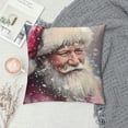 thumbnail image 2 of Orinice Santa Claus Snow Graphic Decorative Cushion Throw Pillow Cover, Winter High-Quality 1PC for Home Couch Living Room Bed Sofa Bedroom, Christmas for Car, Durable Material 22x22in, 2 of 5