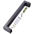 thumbnail image 2 of 12in Modern Sliding Door Handle Black Kit Door Knobs Handle Stainless Steel Door, 2 of 12