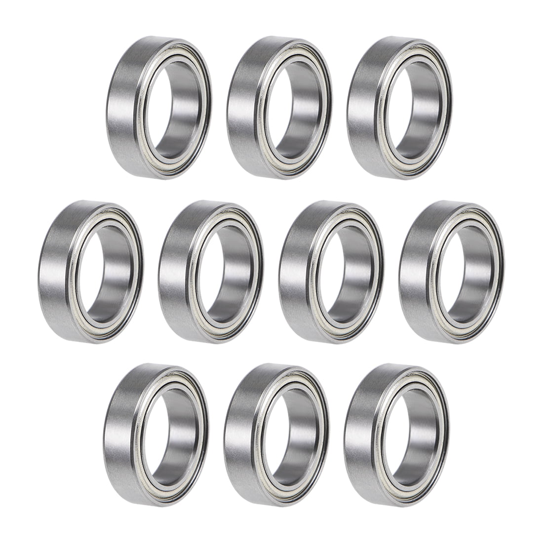 sourcing map 627ZZ Deep Groove Ball Bearing 7x22x7mm Double Shielded Chrome Steel Bearings 5-Pack