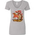 thumbnail image 3 of Inktastic 2026 Year of the Horse Happy New Year's Women's V-Neck T-Shirt, 3 of 5