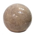 thumbnail image 1 of Lampe de table Simple Designs en forme de boule en pierre mosaïque à 1 lumière, champagne, 1 of 6