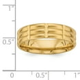 thumbnail image 3 of 14k Yellow Gold Standard Comfort Fit Fancy Band, 3 of 4