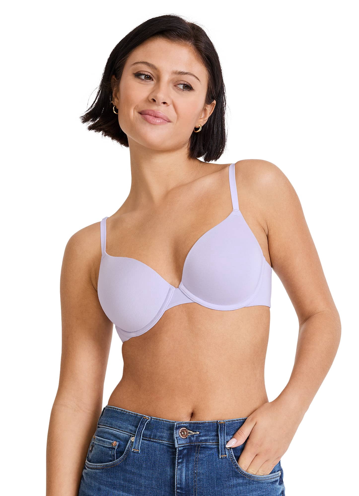 Jockey  Smooth & Sleek Supersoft Demi Coverage Underwire T-Shirt Bra