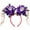 A, variant on Pompotops Halloween Colourful Tassels Headdress Rain Ball Hair Ghost Festival Party Masquerade Spider Pumpkin Wool Strip Headband