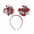 thumbnail image 3 of Diadema jinwen para el día de San Valentín blanco rojo, 3 of 8
