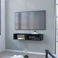thumbnail image 3 of Floating TV stand with spacious shelves for living room entertainment system organization, 3 of 3