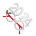 thumbnail image 2 of Toystoory Marco de gafas 2024 cómodo y ajustable de tamaño universal para todas las formas de cara Forma divertida Kits de decoración para fiestas plata, 2 of 6
