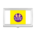 thumbnail image 1 of Expressing Grateful Life Friends Business Card Holder Case Pocket Box Wallet, 1 of 3