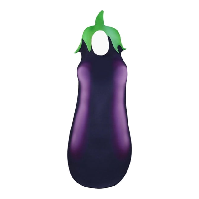 Disfraz de Halloween novedoso, suave y transpirable, ideal para fiestas y actuaciones. Niños con forma de berenjena